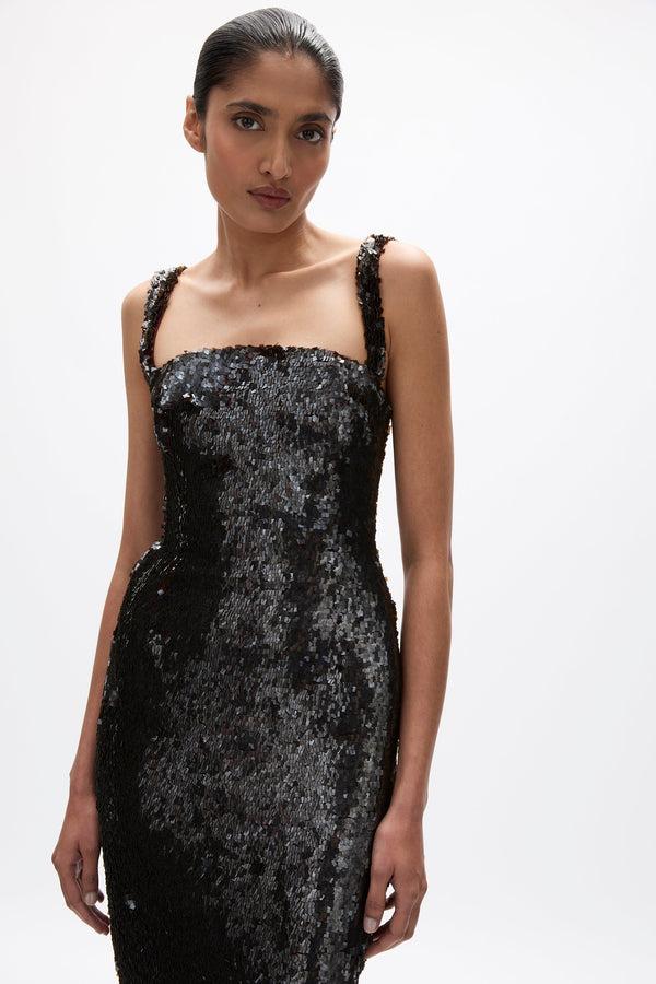 Rachel Gilbert Kaia Gown Chocolate | Shop Rachel Gilbert Online – Rachel Gilbert US