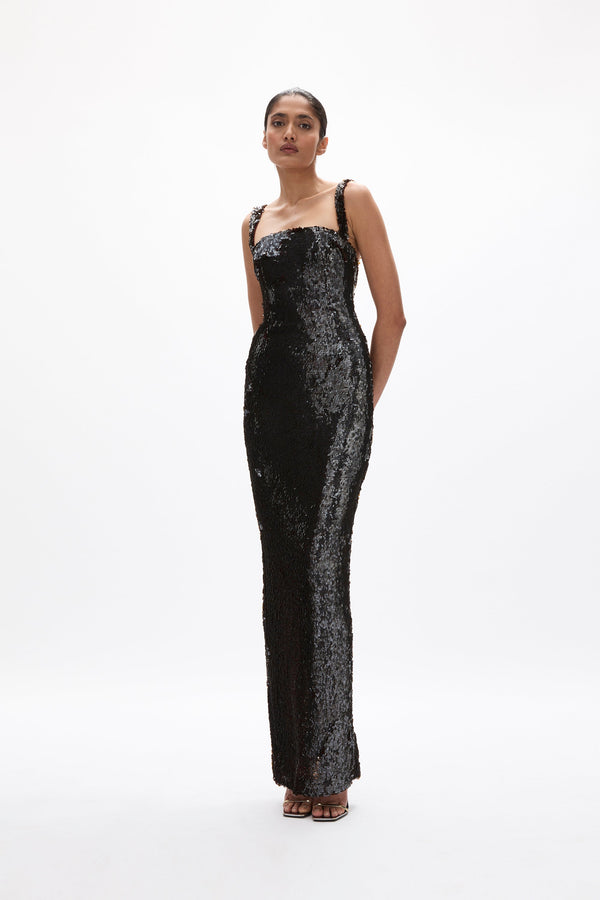 rachel gilbert Kaia Gown Chocolate | Shop Rachel Gilbert Online – Rachel Gilbert US
