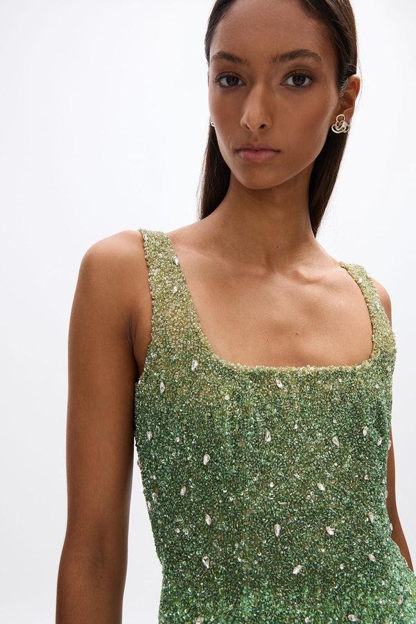 Rachel Gilbert Kaito Mini Green Ombre | Shop Rachel Gilbert Online – Rachel Gilbert US