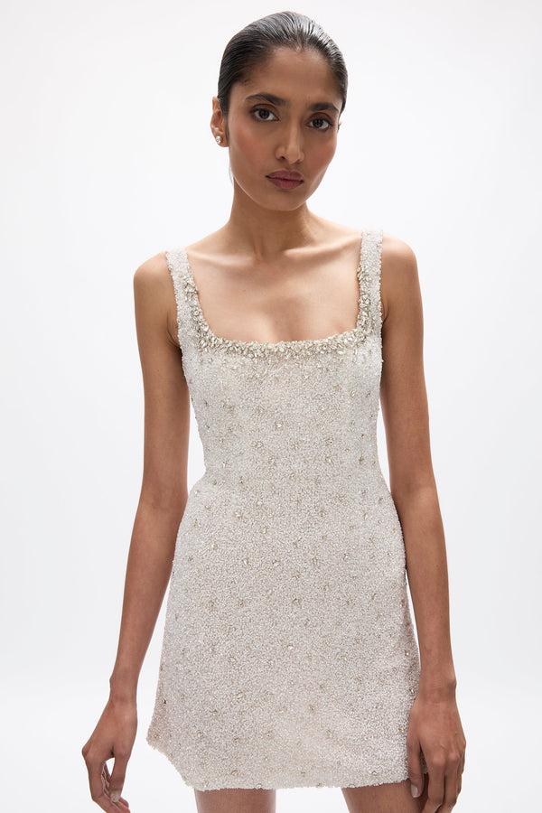 Rachel Gilbert Kaity Mini Ivory | Shop Rachel Gilbert Online – Rachel Gilbert US