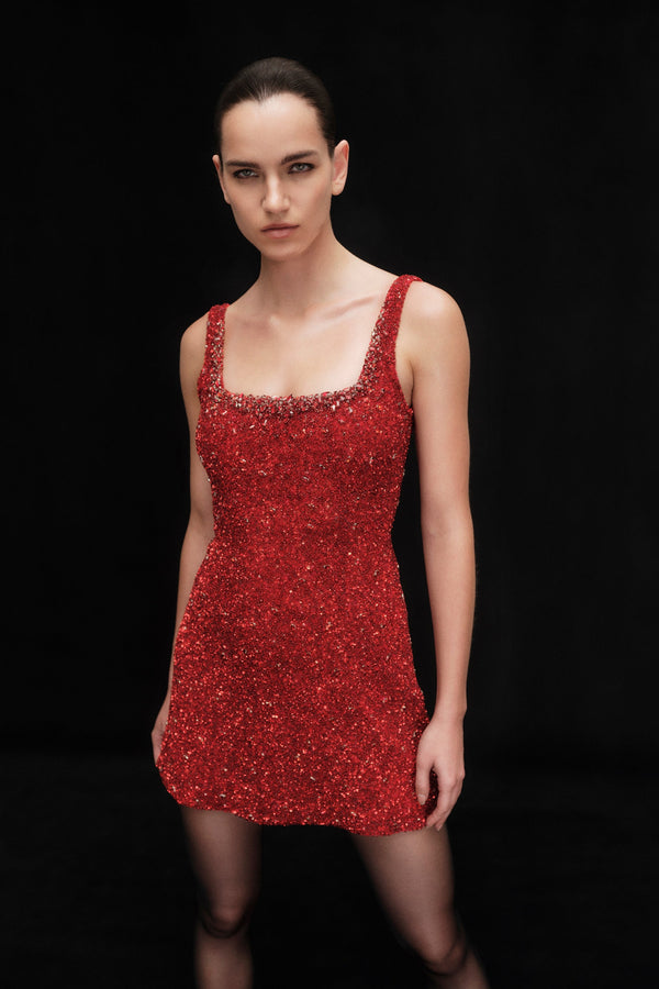 Rachel Gilbert Kaity Mini Red | Shop Rachel Gilbert Online – Rachel Gilbert US