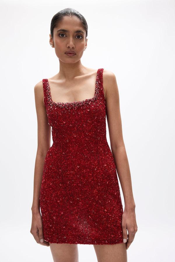 Rachel Gilbert Kaity Mini Red | Shop Rachel Gilbert Online – Rachel Gilbert US