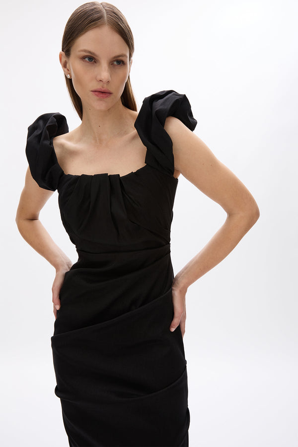Rachel Gilbert Kalina Dress In Black | Shop Rachel Gilbert Online – Rachel Gilbert US