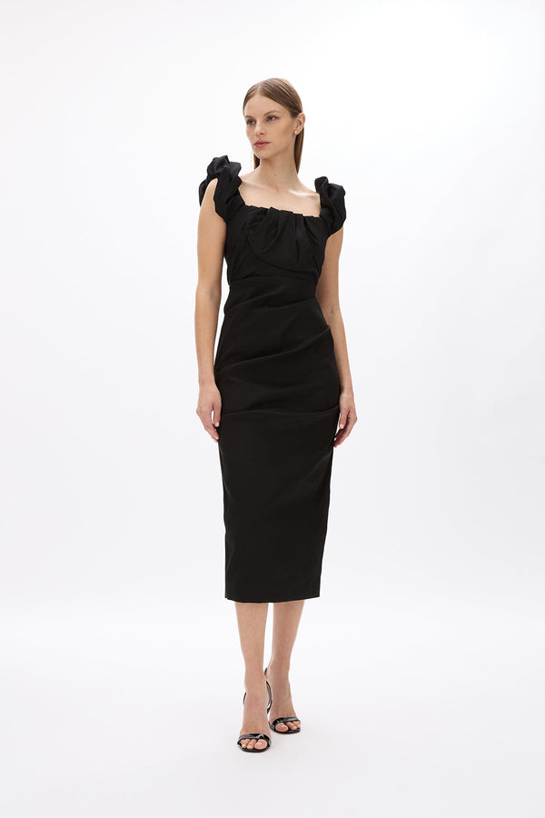 rachel gilbert Kalina Dress in Black | Shop Rachel Gilbert Online – Rachel Gilbert US