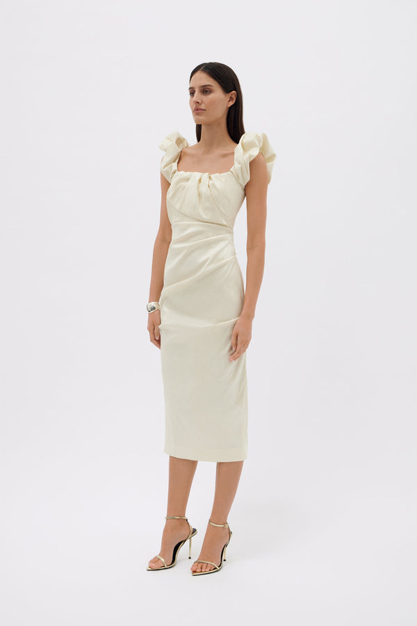 Rachel Gilbert Kalina Dress In Coconut | Shop Rachel Gilbert Online – Rachel Gilbert US