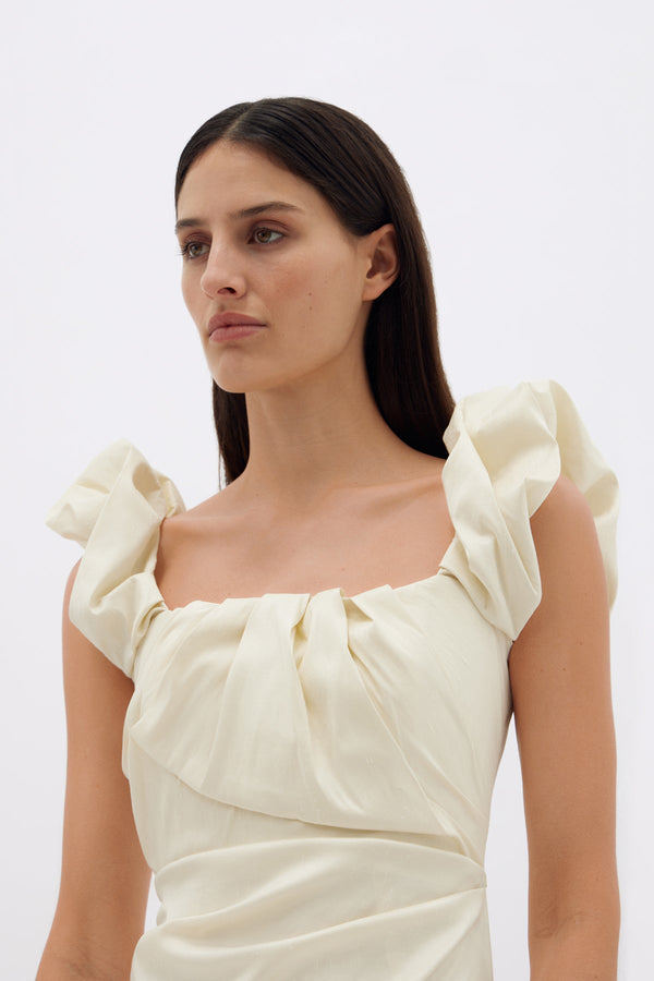 Rachel Gilbert Kalina Dress In Coconut | Shop Rachel Gilbert Online – Rachel Gilbert US