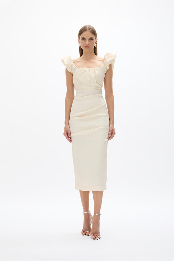 rachel gilbert Kalina Dress in Coconut | Shop Rachel Gilbert Online – Rachel Gilbert US