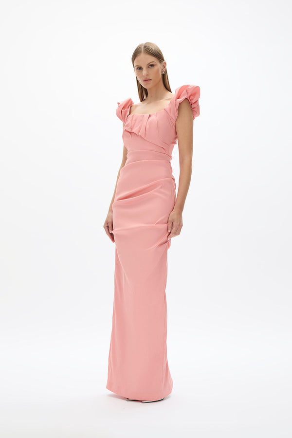 Rachel Gilbert Kalina Gown Blush | Shop Rachel Gilbert Online – Rachel Gilbert US