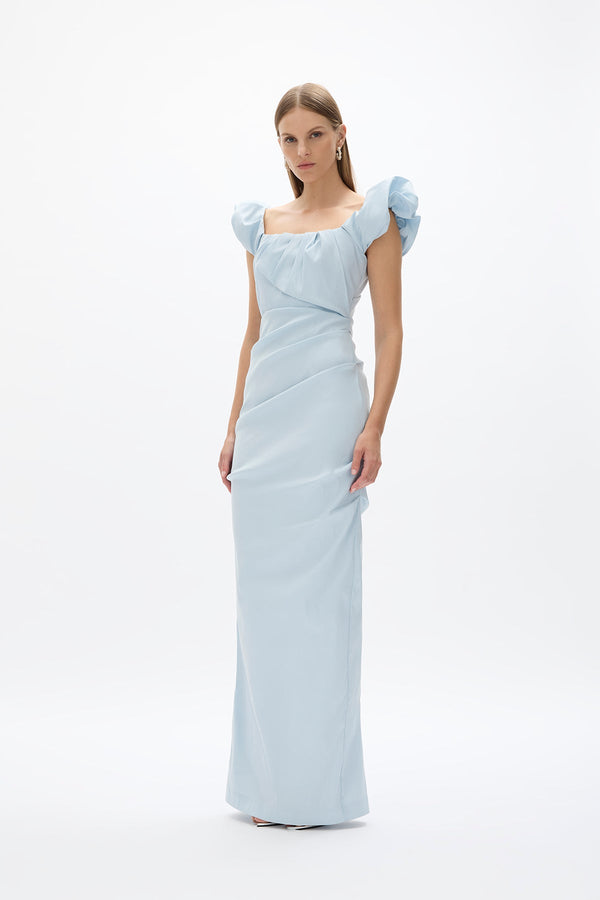 Rachel Gilbert Kalina Gown Ice | Shop Rachel Gilbert Online – Rachel Gilbert US