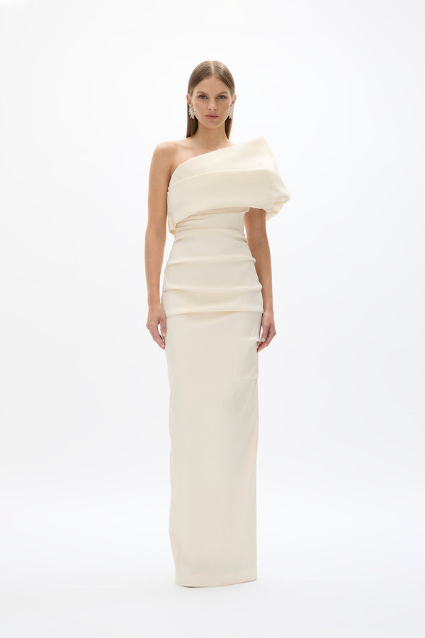 rachel gilbert Kat Gown Coconut | Shop Rachel Gilbert Online – Rachel Gilbert US