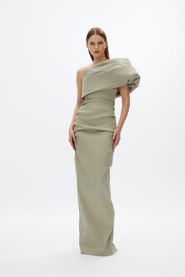rachel gilbert Kat Gown Sage | Shop Rachel Gilbert Online – Rachel Gilbert US
