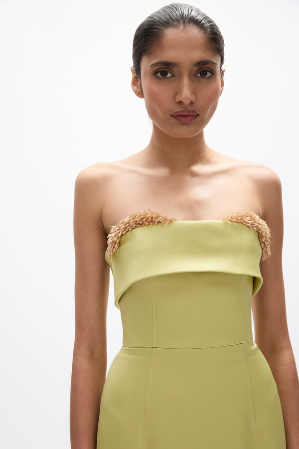 Rachel Gilbert Laira Corset Dress Apple | Shop Rachel Gilbert Online – Rachel Gilbert US