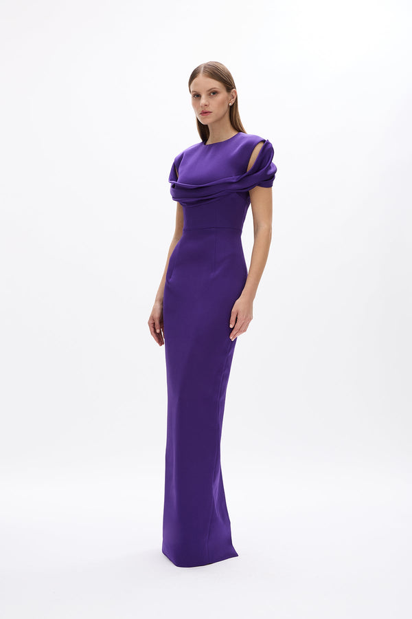 Rachel Gilbert Lorna Gown Purple | Shop Rachel Gilbert Online – Rachel Gilbert US