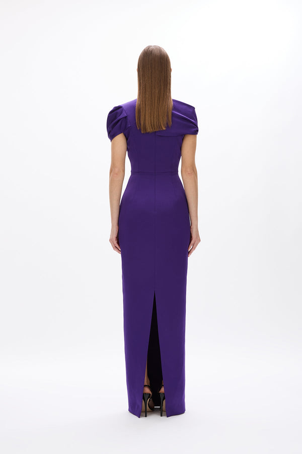 Rachel Gilbert Lorna Gown Purple | Shop Rachel Gilbert Online – Rachel Gilbert US
