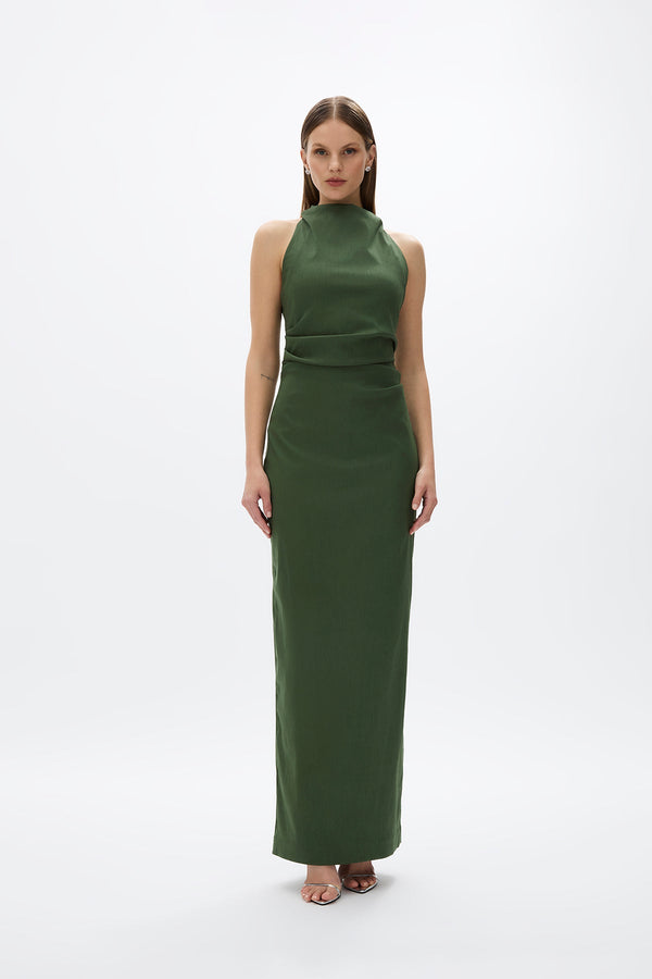 Rachel Gilbert Lottie Gown Forrest | Shop Rachel Gilbert Online – Rachel Gilbert US
