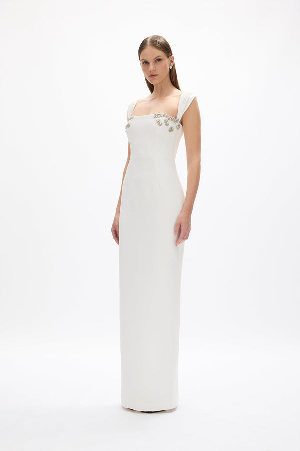 Rachel Gilbert Malia Gown Ivory | Shop Rachel Gilbert Online – Rachel Gilbert US