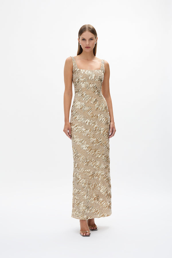 rachel gilbert Marcel Gown Gold Silver | Shop Rachel Gilbert Online – Rachel Gilbert US