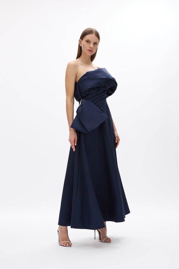 Rachel Gilbert Marlo Dress Navy | Shop Rachel Gilbert Online – Rachel Gilbert US