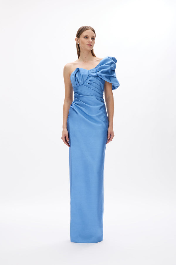 rachel gilbert Marlo Gown in Cornflower | Shop Rachel Gilbert Online – Rachel Gilbert US