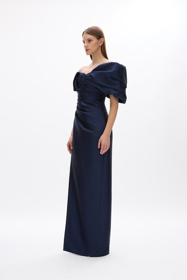 Rachel Gilbert Marlo Gown Navy | Shop Rachel Gilbert Online – Rachel Gilbert US