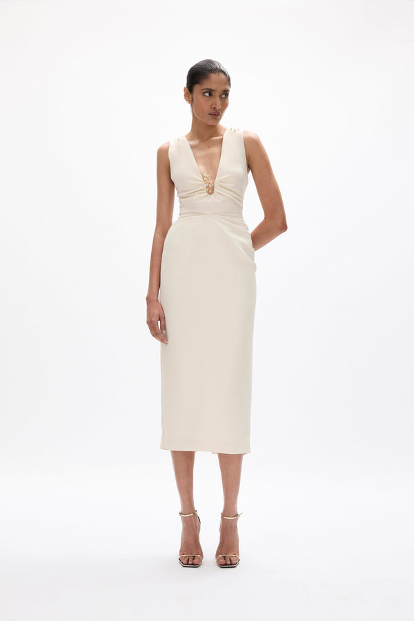 rachel gilbert Martina Dress Creme | Shop Rachel Gilbert Online – Rachel Gilbert US