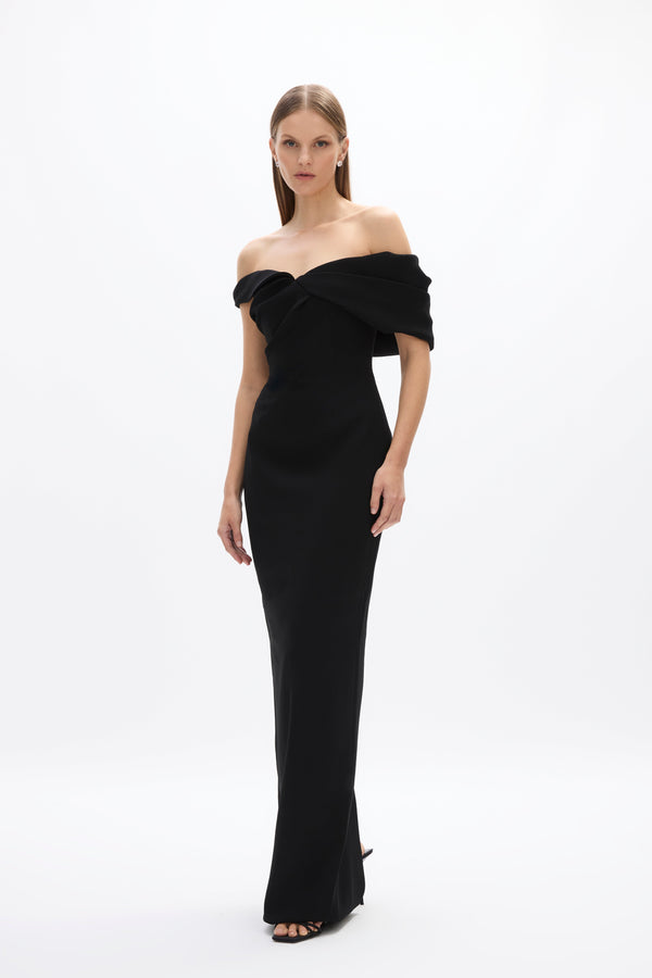 Rachel Gilbert Mattie Gown Black | Shop Rachel Gilbert Online – Rachel Gilbert US
