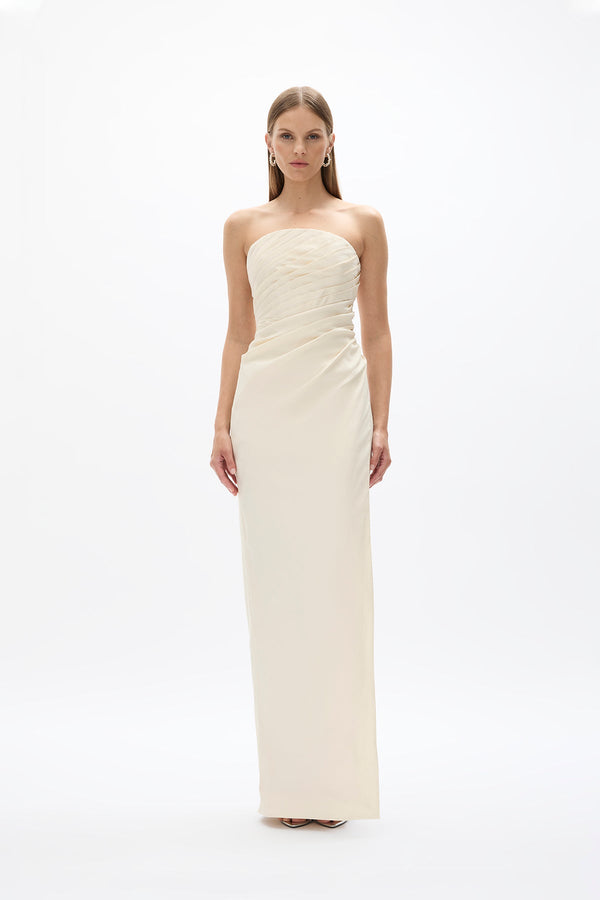 rachel gilbert Mira Gown Coconut| Shop Rachel Gilbert Online – Rachel Gilbert US