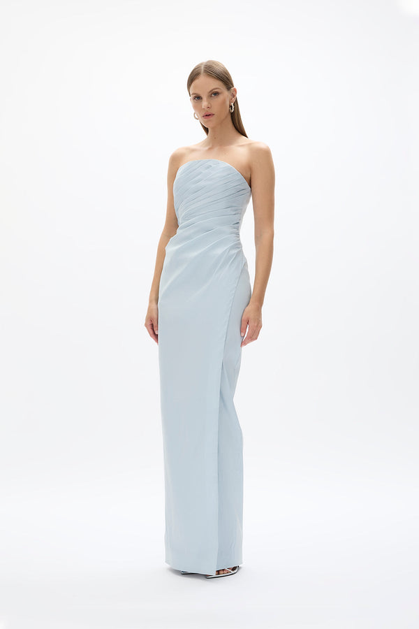 Rachel Gilbert Mira Gown Ice | Shop Rachel Gilbert Online – Rachel Gilbert US
