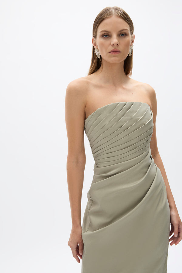 Rachel Gilbert Mira Gown Sage | Shop Rachel Gilbert Online – Rachel Gilbert US