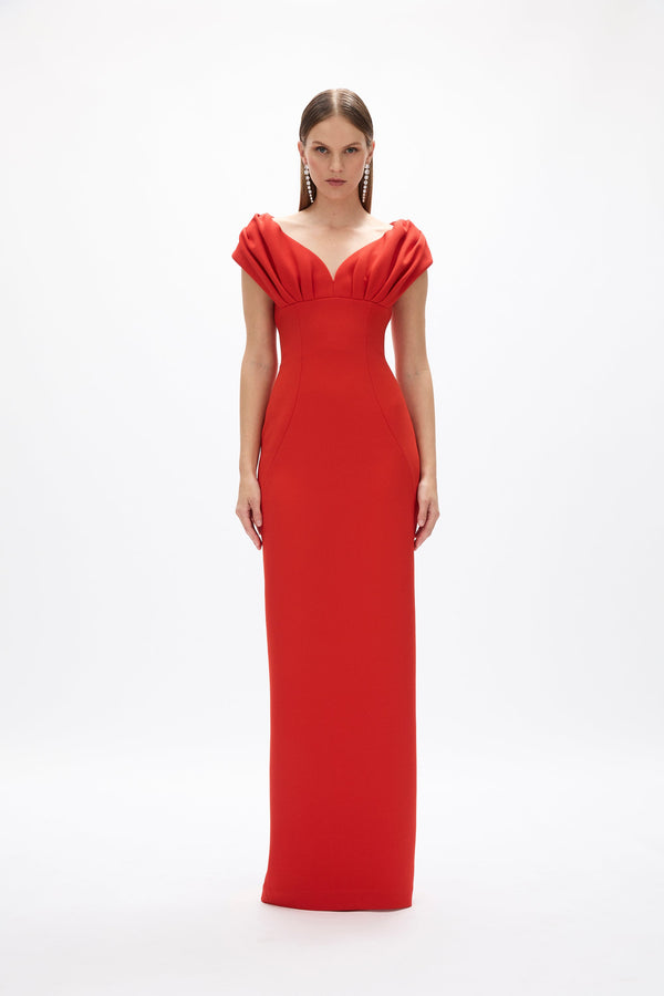 rachel gilbert Myra Gown Cherry | Shop Rachel Gilbert Online – Rachel Gilbert US