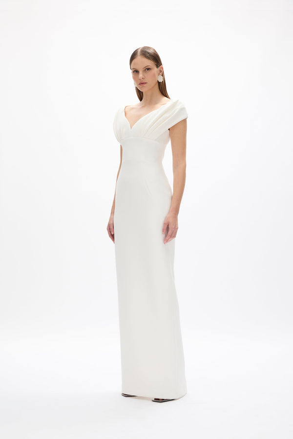 Rachel Gilbert Myra Gown Ivory | Shop Rachel Gilbert Online – Rachel Gilbert US
