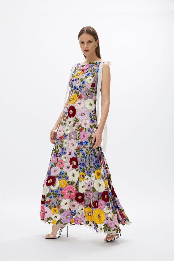 Rachel Gilbert Nya Gown Multi | Shop Rachel Gilbert Online – Rachel Gilbert US