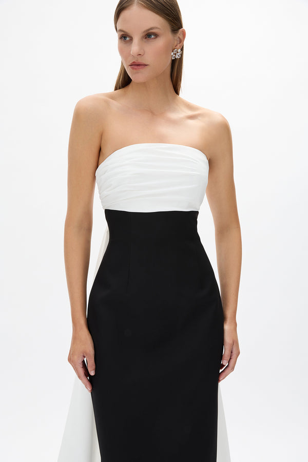 Rachel Gilbert Odette Dress Black Ivory | Shop Rachel Gilbert Online – Rachel Gilbert US