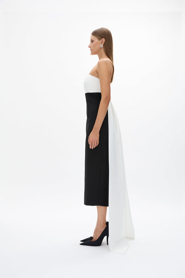 Rachel Gilbert Odette Dress Black Ivory | Shop Rachel Gilbert Online – Rachel Gilbert US
