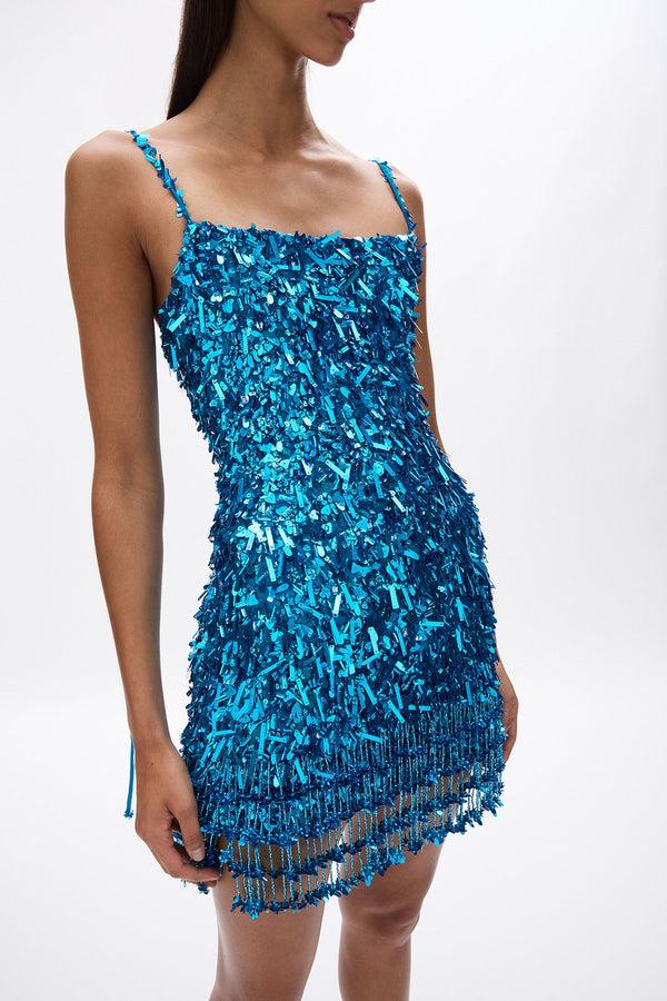 Rachel Gilbert Posie Mini Blue | Shop Rachel Gilbert Online – Rachel Gilbert US