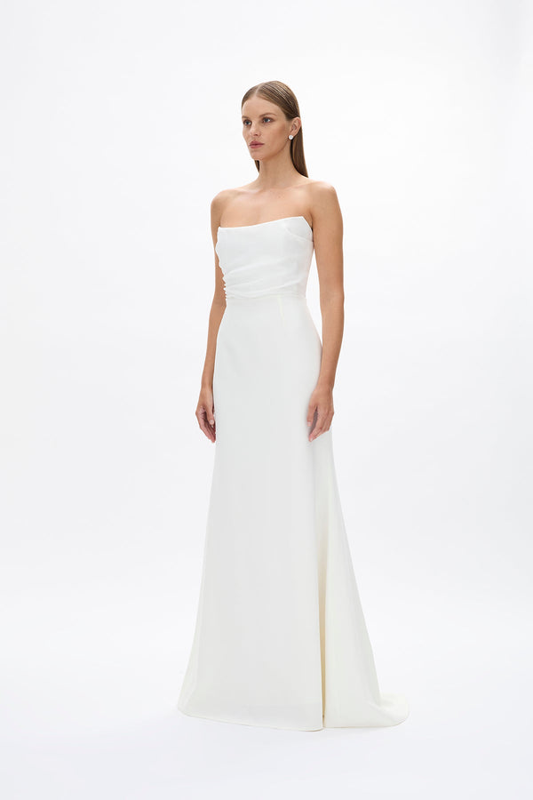 Rachel Gilbert Rachel Gilbert Bridal | ARLO GOWN - IVORY – Rachel Gilbert US