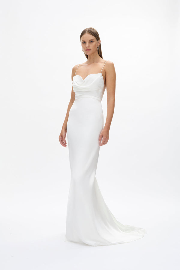 Rachel Gilbert Rachel Gilbert Bridal | SKYE GOWN - IVORY – Rachel Gilbert US