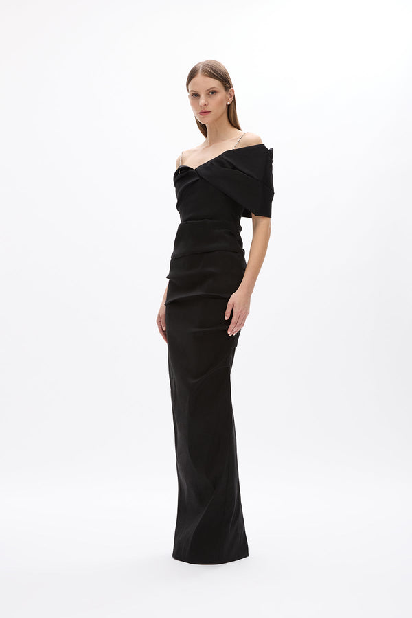 Rachel Gilbert Rachel Gilbert | DAHLI GOWN - BLACK – Rachel Gilbert US