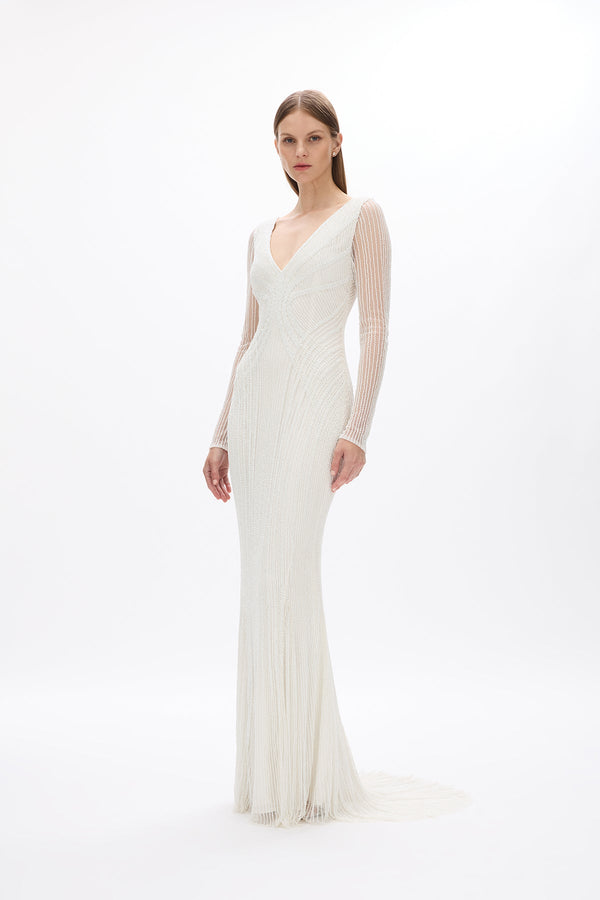 Rachel Gilbert Lyla Sleeve Gown – Rachel Gilbert US