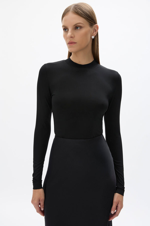 Rachel Gilbert Rick L/S Top In Black | Shop Rachel Gilbert Online – Rachel Gilbert US
