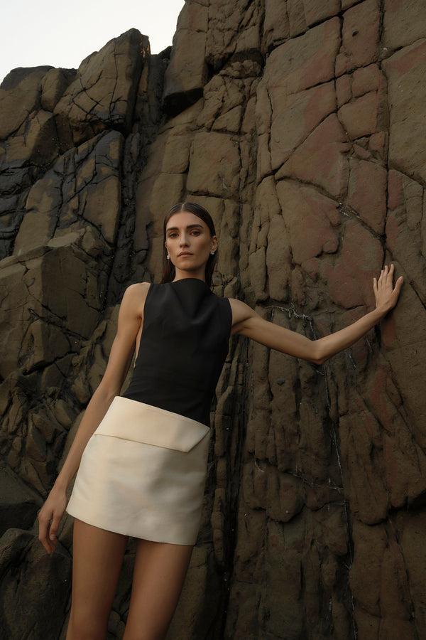 Rachel Gilbert Rikki Mini Black Ivory | Shop Rachel Gilbert Online – Rachel Gilbert US