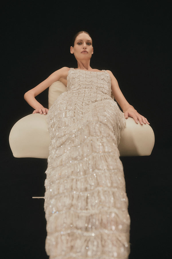 Rachel Gilbert Sadie Gown In Ivory | Shop Rachel Gilbert Online – Rachel Gilbert US