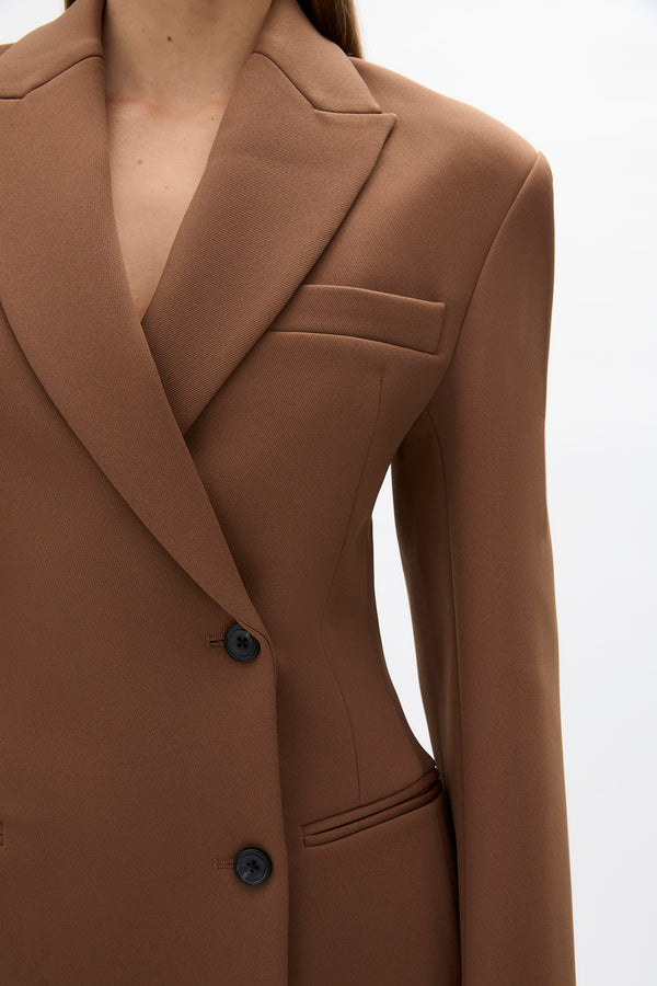Rachel Gilbert Sergio Blazer Chocolate | Shop Rachel Gilbert Online – Rachel Gilbert US
