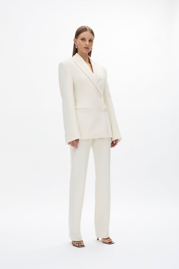 Rachel Gilbert Sergio Blazer Ivory | Shop Rachel Gilbert Online – Rachel Gilbert US