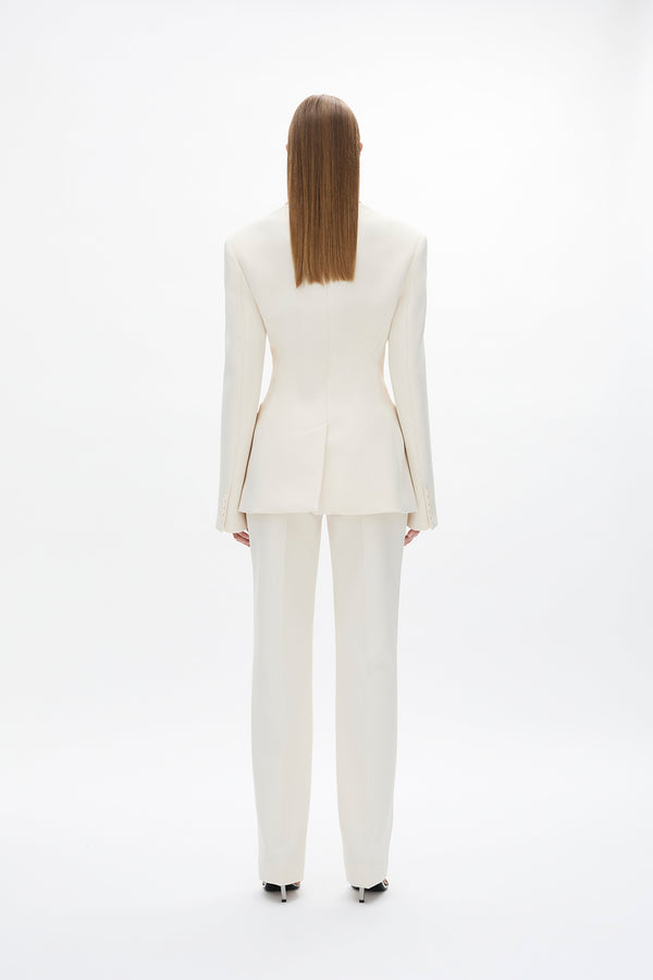 Rachel Gilbert Sergio Blazer Ivory | Shop Rachel Gilbert Online – Rachel Gilbert US