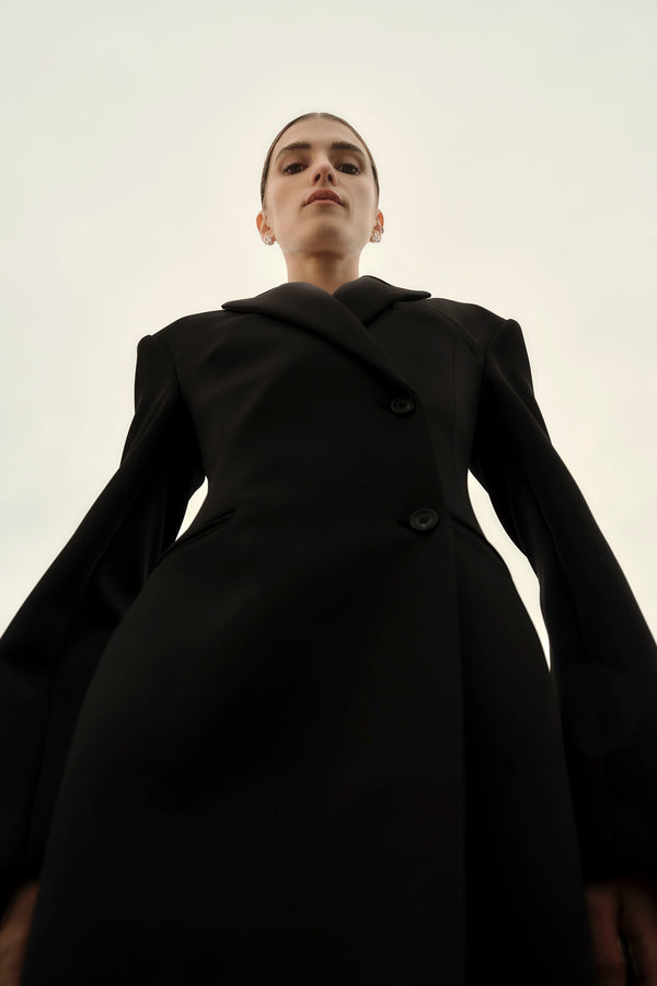 Rachel Gilbert Sergio Coat Black | Shop Rachel Gilbert Online – Rachel Gilbert US