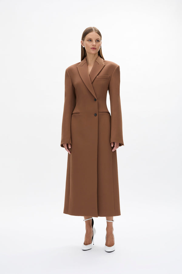 rachel gilbert Sergio Coat Chocolate | Shop Rachel Gilbert Online – Rachel Gilbert US