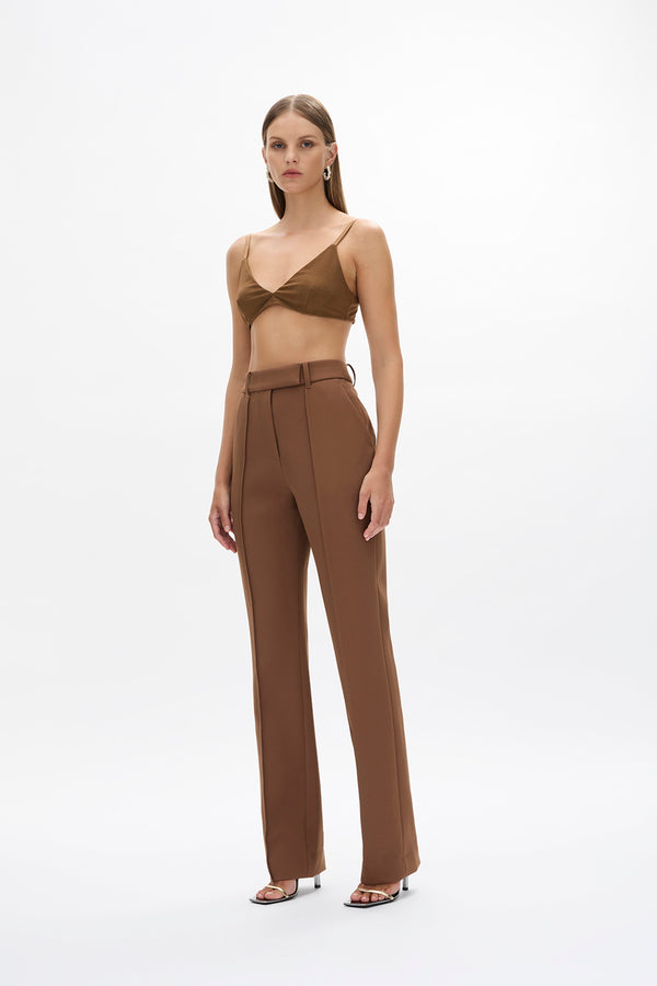 Rachel Gilbert Sergio Pant Chocolate | Shop Rachel Gilbert Online – Rachel Gilbert US