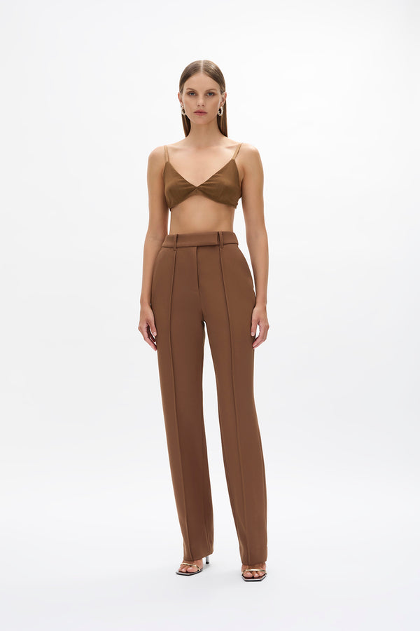 rachel gilbert Sergio Pant Chocolate | Shop Rachel Gilbert Online – Rachel Gilbert US