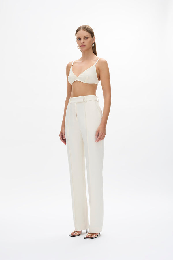 Rachel Gilbert Sergio Pant Ivory | Shop Rachel Gilbert Online – Rachel Gilbert US